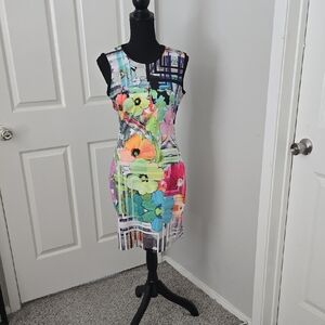 Cocomo Colorful Floral Midi Dress